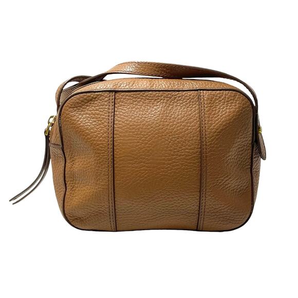 Fossil Gemma Pebble Leather Camera Crossbody Bag (Brown) - Picture 4 of 11